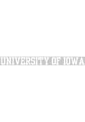 Iowa Hawkeyes 2x20 Full Name Auto Strip - White