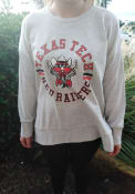 Texas Tech Red Raiders Womens Gameday Couture Hide and Chic Crew Sweatshirt - Grey