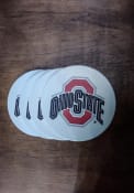 Ohio State Buckeyes White Coaster