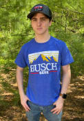 Busch Mountain Logo Fashion T Shirt - Blue