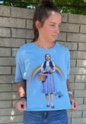Wizard of Oz Womens Dorthy T-Shirt - Light Blue