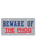 Kansas Jayhawks Beware of The Phog Car Accessory License Plate
