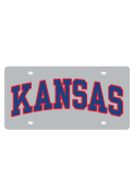 Kansas Jayhawks Arched Kansas Car Accessory License Plate