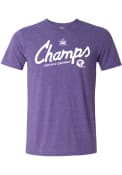 K-State Wildcats 2022 Big 12 Football Champions Fashion T Shirt - Purple