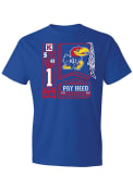 Kansas Jayhawks 2020 Pay Heed Bragging Rights T Shirt - Blue