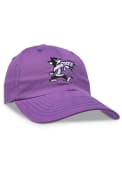 K-State Wildcats Retro Logo Dad Adjustable Hat - Purple
