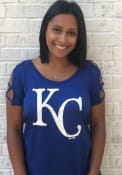 Kansas City Royals Womens Majestic Best Comeback T-Shirt - Blue