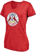 St Louis Cardinals Womens Majestic Were On Top T-Shirt - Red