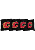 Calgary Flames Corn Filled Cornhole Bags Tailgate Game