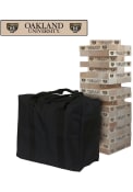 Oakland University Golden Grizzlies Giant Tumble Tower Tailgate Game