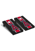 Los Angeles Angels Onyx Stained Regulation Cornhole Tailgate Game