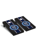 New York City FC Onyx Stained Regulation Cornhole Tailgate Game