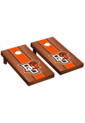 Bowling Green Falcons Rosewood Stained Regulation Cornhole Tailgate Game