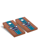 Charlotte Hornets Rosewood Stained Regulation Cornhole Tailgate Game