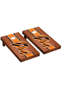 Princeton Tigers Rosewood Stained Regulation Cornhole Tailgate Game