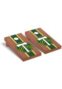 Portland Timbers Rosewood Stained Regulation Cornhole Tailgate Game
