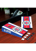 Los Angeles Clippers Desktop Cornhole Desk Accessory