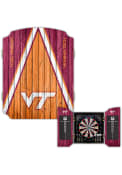 Virginia Tech Hokies Team Logo Dart Board Cabinet
