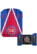 Detroit Pistons Team Logo Dart Board Cabinet