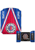 Los Angeles Clippers Team Logo Dart Board Cabinet