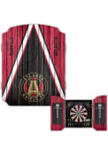 Atlanta United FC Team Logo Dart Board Cabinet