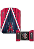 Los Angeles Angels Team Logo Dart Board Cabinet