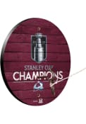 Colorado Avalanche 2022 Stanley Cup Champions Hook And Ring Tailgate Game