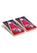 Cleveland Indians Triangle Weathered Version Cornhole Tailgate Game