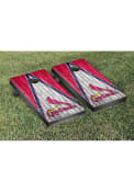St Louis Cardinals Triangle Weathered Version Cornhole Tailgate Game