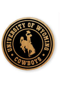 Wyoming Cowboys Alder Wood Coaster