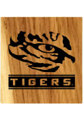 LSU Tigers Barrel Stave Bottle Opener Coaster