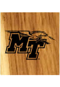 Middle Tennessee Blue Raiders Barrel Stave Bottle Opener Coaster