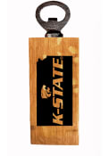 Brown K-State Wildcats State Logo Outline Mini Bottle Opener