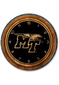 Middle Tennessee Blue Raiders Barrelhead Wall Clock