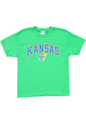 Kansas Jayhawks Youth Green Arch T-Shirt