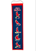 St Louis Cardinals 8x32 Heritage Banner
