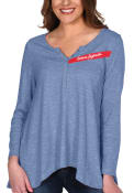 Kansas Jayhawks Womens Cozy T-Shirt - Blue