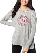 Oklahoma Sooners Womens Tunic Hooded Sweatshirt - Grey