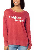 Oklahoma Sooners Womens Melange Tunic T-Shirt - Crimson