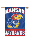 Kansas Jayhawks 27x37 Team Logo Banner