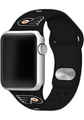 Philadelphia Flyers Silicone Sport Apple Watch Band - Black