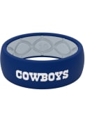 Dallas Cowboys Groove Life Full Color Silicone Ring - Navy Blue