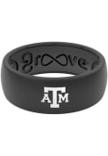 Texas A&M Aggies Groove Life Black Silicone Ring - Black
