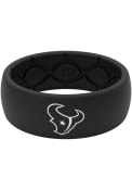 Houston Texans Groove Life Black Silicone Ring - Black