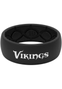 Minnesota Vikings Groove Life Black Silicone Ring - Black