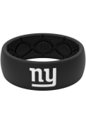 New York Giants Groove Life Black Silicone Ring - Black