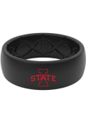 Iowa State Cyclones Groove Life Color Logo Silicone Ring - Black