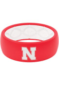 Nebraska Cornhuskers Groove Life Full Color Silicone Ring - Red