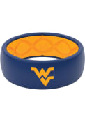 West Virginia Mountaineers Groove Life Full Color Silicone Ring - Blue