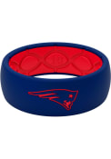 New England Patriots Groove Life Full Color Silicone Ring - Blue